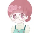 SNSアイコン等に❁可愛い女の子のイラスト描きます くりくりおめめとキュートな色合いが特徴◎ イメージ3