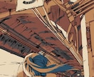 ノスタルジックな人物や背景のイラスト描きます 用途は自由！アイコン・挿絵・ジャケット・動画用一枚絵などに イメージ3