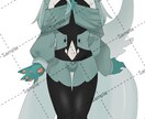 TRPG／配信用❢表情差分つき立ち絵制作します アイデアからOK❢❢雰囲気重視の立ち絵制作します❢ イメージ3