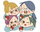 ちみきゃらアイコンを全力丁寧に2日以内で描きます ブログやWebサイト運営用から趣味やsns用まで、なんでも！ イメージ1