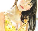 リアルで繊細✨美しい似顔絵を作成いたします 世界でたった一枚の似顔絵を作成します。大切な方のプレゼントに イメージ2