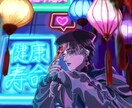 アイコン、サムネイル、イメージイラストなど描きます 1枚絵背景込5000円から！顔メインアイコンは4000円から イメージ2