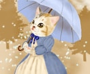 パステル画風猫のイラストをお描き致します 暖かいアナログパステル画風のイラストをお描きします。 イメージ1