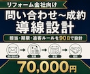 問い合わせから成約までの営業フローを設計します 見積後放置を防ぐ｜担当・期限・追客文面まで専用設計 イメージ1