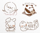 好印象◎ゆるかわ手描きロゴ作成します ショップカードやSNSアイコンに！！ イメージ10