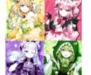 キャラカラー映え！スタイリッシュイラスト制作します 現役大手企業デザイナーがプロの一枚をお届けします イメージ4