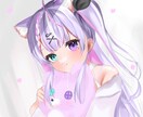 高クオリティでかわいいイラスト制作いたします 安い！Vtuberさん、個人さん向け！ イメージ2