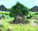 ゲーム・物語向け空気感ある背景イラストます 物語の世界観を丁寧に汲み取ってイラストに。商用利用◎ イメージ3