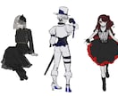 キャラクターデザインと立ち絵を作成します キャラクターデザインと立ち絵を作成します。 イメージ8