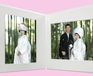 結婚　想い出の写真を綺麗な写真台紙アルバムにします ご自身で撮影した婚礼の写真を綺麗に色調整をして想い出に イメージ2