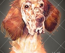 わんこの似顔絵描きます わんこのお顔から首までの似顔絵を描きます イメージ3