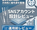 SNSアカウント設計レビューいたします 運用を始める前に、方向性と優先度を整理します イメージ1