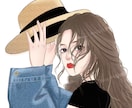 ふんわり水彩タッチで透明感ある人物アイコン描きます ふんわり水彩タッチでSNSに映える可愛いアイコンを作ります イメージ5