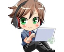 かわいいミニキャラ作ります アイコンやグッズ、動画配信に！似顔絵もできます！！ イメージ6
