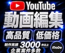 高品質・丸投げ◎ YouTube動画を編集します クライアントの意図を汲み取ったクオリティが高い動画制作を提供 イメージ1
