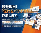 最短即日対応！高品質なパワポ資料を作成代行します お支払前に無料サンプルで安心！元7億COOが勝てる資料を作成 イメージ1