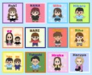 ミニキャラ似顔絵描きます SNSアイコンや名刺などにピッタリ！シンプル似顔絵！ イメージ2