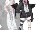 キャラクター立ち絵お描きします ゲームやYoutubeなどに！ イメージ2