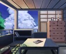商用可！背景・風景イラストを作成します 小説やゲームなどに。背景付きキャラクターイラストにも対応 イメージ3