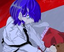アイコンを作ります 病み系やダークなイラスト、2次創作、オリキャラ イメージ4