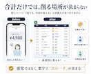 家計簿代行｜アプリで「内訳」が見えないを解消します 1枚のレシートがお菓子/日用品などに分類され、ムダを見える化 イメージ3