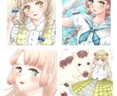 お人形みたいなキラキラな女の子描きます サービス開始記念☆10件目までの特別価格！ イメージ5