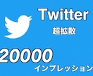 Twitter拡散！2万インプ増加します アクティブ拡散！インプ20000以上～拡散します。 イメージ1