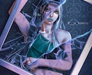 厚塗りでリアルタッチにイラスト描きます 新米イラストレーターがあなただけの個性的なイラスト描きます イメージ1