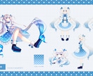 魅力あふれる立ち絵+キャラデザ制作致します イラコン複数受賞歴のあるイラストレーターが丁寧に制作致します イメージ8