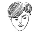 手描きのゆるい似顔絵イラスト描きます SNS用アイコンにオリジナルでいかがでしょうか イメージ2