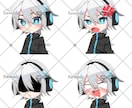 かわいいSD、差分まで作ります 差分をまとめて依頼で平均1000↓になるお得なサービス イメージ7