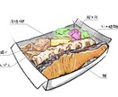 食品を和風イラストで制作します 看板等、多くの企業様からご利用頂いております。シズル感。 イメージ7