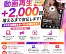 Instagram日本人再生2000回増やします 日本人再生＋2000回！動画のプロモーションをサポート イメージ1