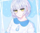 キラキラ可愛いイラスト描きます 動画サムネ・アイコン・立ち絵など用途に合わせて柔軟に対応◎ イメージ9