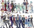 立ち絵イラスト制作します TRPGや動画、ゲーム等に使用できる立ち絵イラストにどうぞ イメージ3