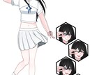 可愛いイラスト制作します アイコン　一枚絵　キャラ制作など、イラスト全般お描きします！ イメージ4