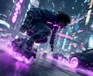 AI×サイバーパンク風SNS動画を制作します フォロワー8000人超の現役クリエイターが制作 イメージ8