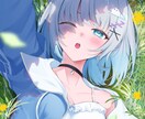 商用利用可！綺麗めなイラスト制作致します グッズやサムネイル等、汎用性のあるイラスト制作も可 イメージ3