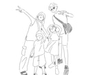 ゆるいタッチのアイコン描きます アイコンや待ち受け、お部屋のインテリアをお探しのあなたへ イメージ3