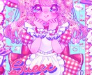 キラキラでキュートなイラスト！制作します キラキラ･キュート･ポップなイラストを求める方におすすめ！ イメージ6