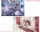 背景付きキャラクターイラスト描きます 丁寧なヒヤリングでご希望にそったイラストを制作します！ イメージ3