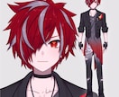 Live2d用パーツ分けイラストの制作をします キャラデザからパーツ分けまでの制作 イメージ3