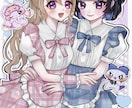 キラキラで可愛いイラストを描きます アイコンや1枚絵など多様に使用できる可愛いイラストを描きます イメージ1