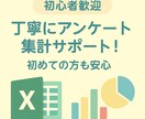 初心者歓迎◎丁寧にアンケート集計サポートします 初めての方も安心！やさしく丁寧にサポートします イメージ1