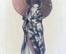 詳細に描き込んだイラストを描きます 詳細に矛盾が生じるAIには描けない絵（メカや人）を描きます。 イメージ1