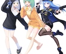 高可動域VTuber✨全工程制作します キャラデザ持ち込みやイラストのみモデリングのみもOK！ イメージ10