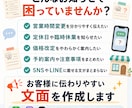 店舗のお客様向け・外部向けお知らせ文を作成します LINE・SNS・店頭掲示にそのまま使える文面へ イメージ2