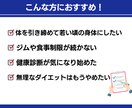 30代～40代の体を整える筋トレ・食事を指導します リバウンドしない大人のダイエット習慣を作る イメージ9