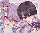 歌ってみた動画MVなど！可愛いイラスト描きます アイコンにも！商用利用可能！可愛いイラスト描きます！最短７日 イメージ1