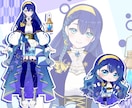 Vtuberデビュー！全工程制作します デザイン・パーツ分け・モデリング・ロゴ・ちびキャラ全部込!! イメージ7